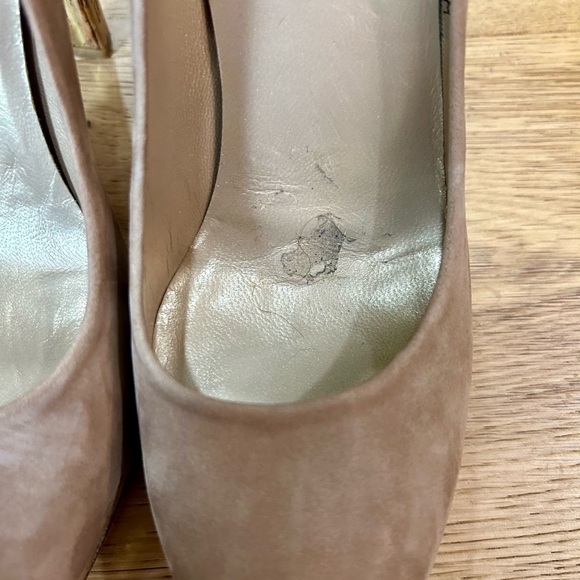 Stuart Weitzman Tan Suede Heels - Picture 5 of 6